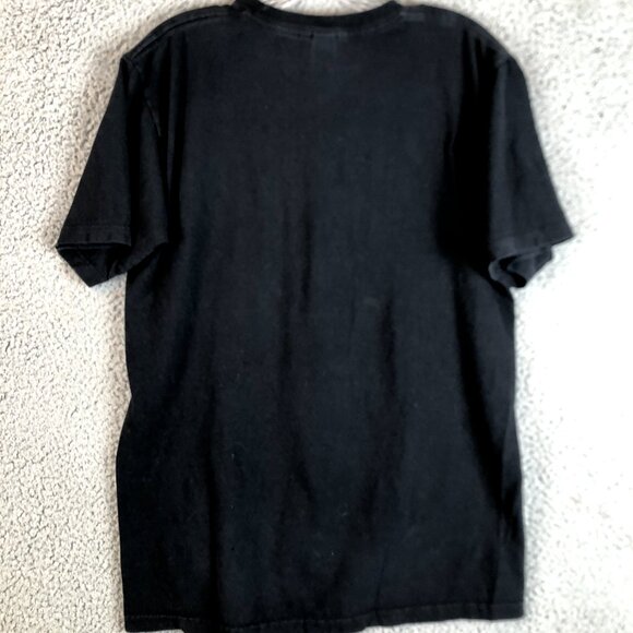 PUCK HCKY HOCKEY T-SHIRT BLACK 2XL Pentagram Goth Numetal Hardcore Cyber Punk - Picture 2 of 4